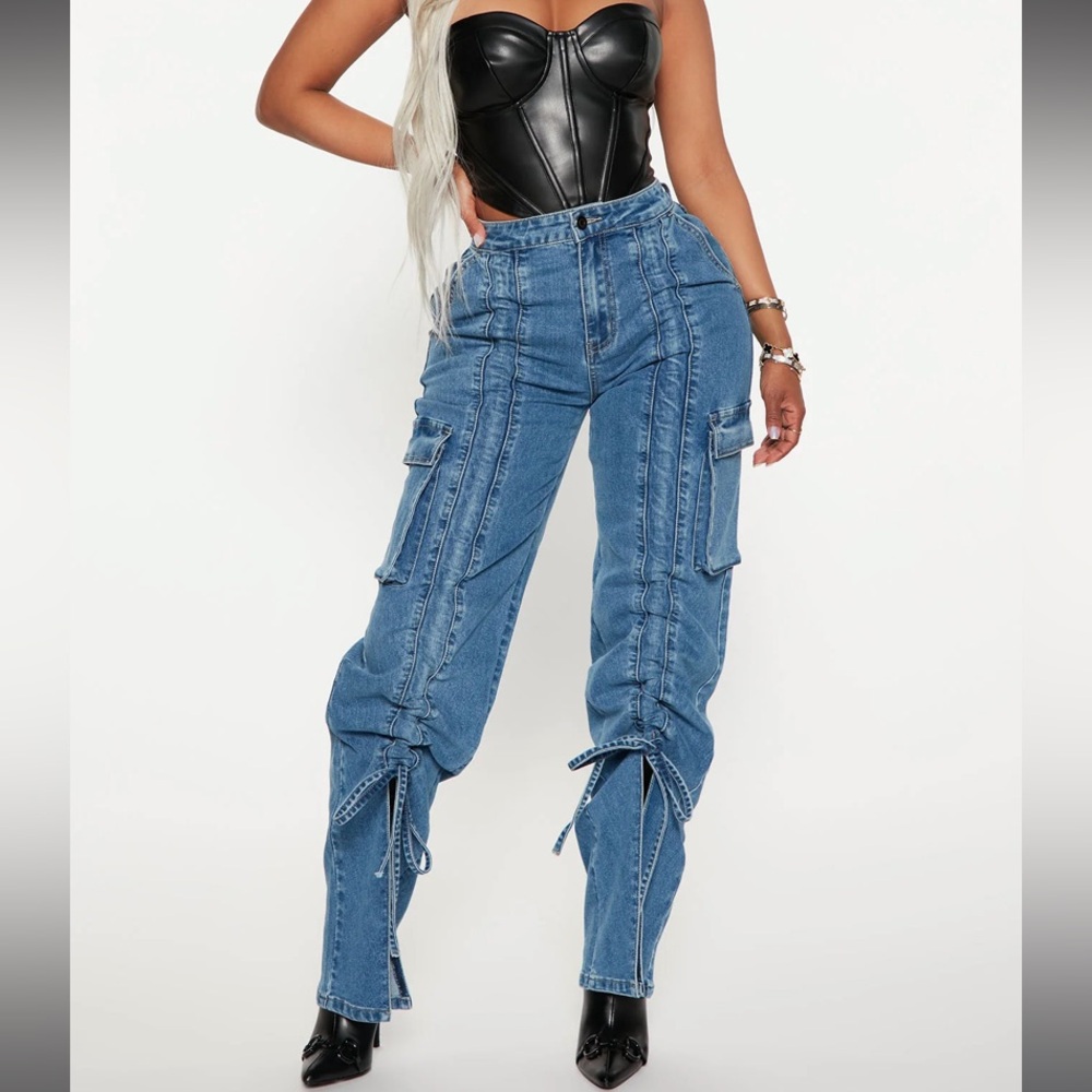 Fashion Nova Cargo Jeans